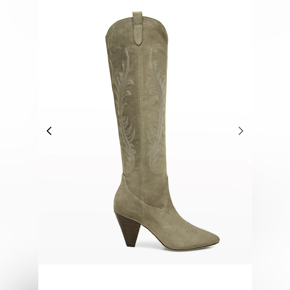 Veronica Beard Ballan knees high suede boots